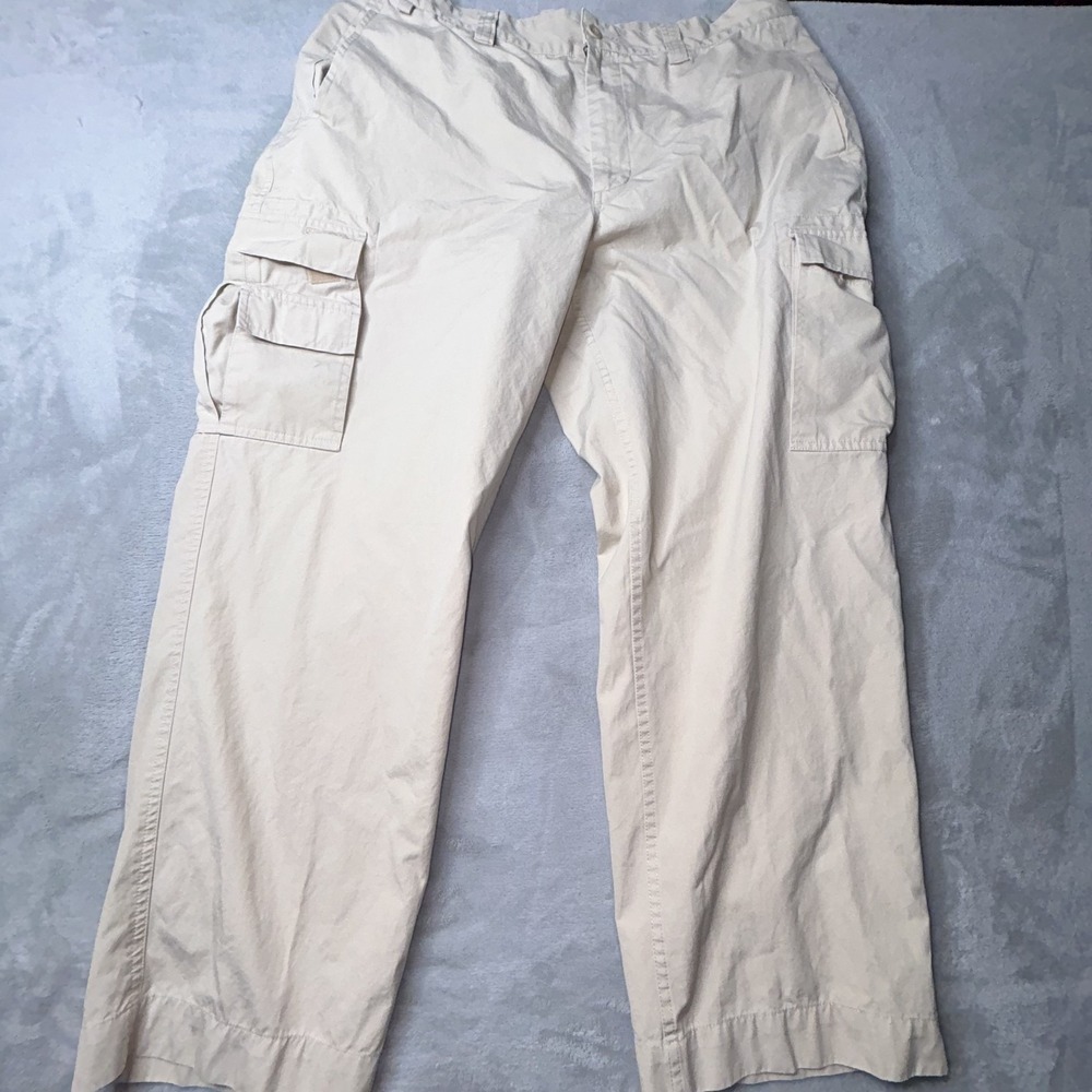 Filson Field Cargo Pants Men's 40x30 fits [38x28] Tan Canvas  Flap Pockets